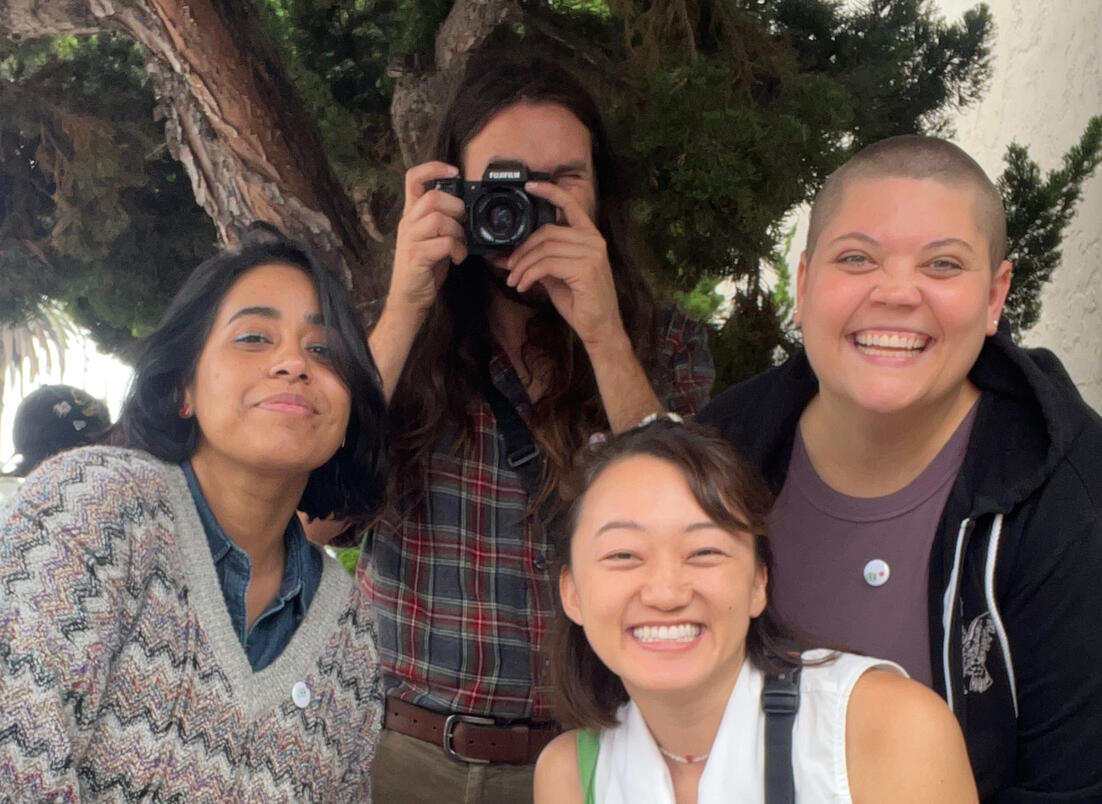 Biggest Little Zine Fair organizers at the October 2024 Fair.